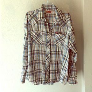 Ely Plains Pearl Snap Long sleeve